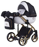 Дитяча універсальна коляска 2 в 1 Adamex Luciano Polar (Gold)
