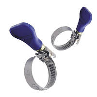 Хомут нержавіючий з метеликом