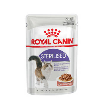 Вологий корм Royal Canin (Роял Канін) Sterilised в соусі для стерилізованих кішок, 85гх12 шт