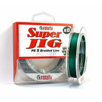 Шнур плетеный FANATIK Super Jig PE X8 100 m (#2.0) 0.23 mm 16.3 kg GREEN