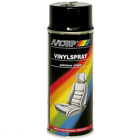 Краска для винила и кожи черная MOTIP 400мл 04066, фото 1