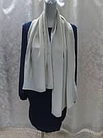 Палантин шарф жіночий прозорий бежевий