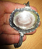 Срібний браслет із імператорською яшмою, фото 8