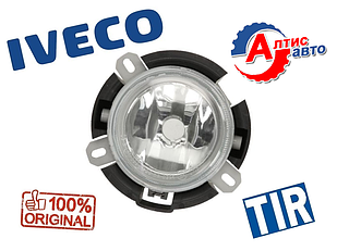 Протитуманні фари Iveco Stralis лампа H1, хром оптика для вантажівок івеко страліс еврокарго скло