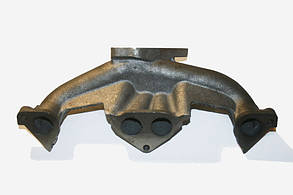 Колектор випускний 1102 карбюратор,1103 (чавун) Таврія, Славута 4 шпильки з боку глушника та 3 до блоку