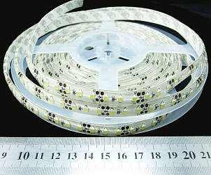 Белая 9,0W SMD3528 (120 LED/м) 7120-7550K IP64 Rishang Premium