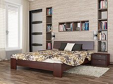Ліжко двоспальне Титан дерев'яні з бука, фото 3
