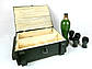 Бойовий резерв - пляшка міна і стакани в дерев'яному ящику, фото 5