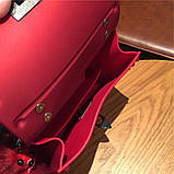 Сумка жіноча із заклепками, розмір S (золотаво-рожева), фото 9