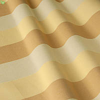 Вулична декоративна тканина смуга коричнева бежева та жовта 84337v1