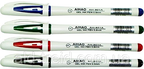 Ручка гелева Aihao-801 чорна