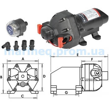 Помпа самовсмоктуюча автоматична Europump 8, 8 л/хв