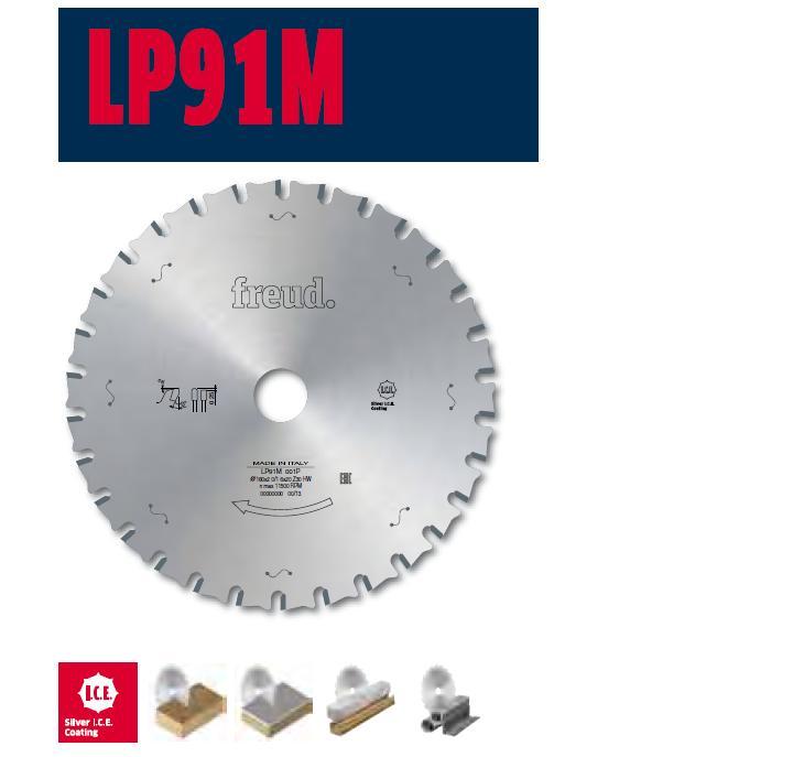 Универсальная дисковая пила Freud LP91 для двухслойных панелей, ДСП, МДФ, фанеры, черных и цветных м - фото 1 - id-p892457307