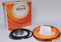 Тепла підлога WOKS-10, тонкий двожильний кабель 300 ВТ