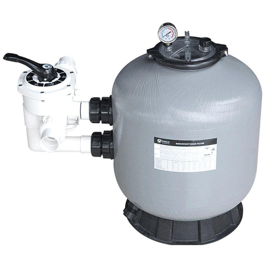 Фільтр пісочний для басейну Emaux S700 D710 мм. 19.5 м3/год. бічне під'єднання