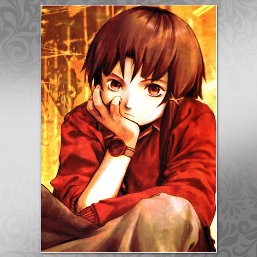 Плакат А3 Аніме Serial Experiments Lain 001
