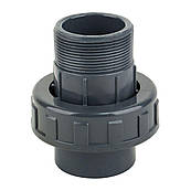 Муфта ПВХ Era UU00250 розбірна із зовнішньою різьбою. d50х1-1/2"