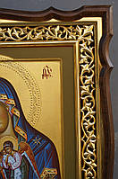 Кіот для ікони з різьбленою рамою золоченої, фото 4