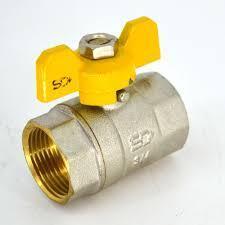 Кран кульовий різьбовий 1" ГГ газ/вода PN30