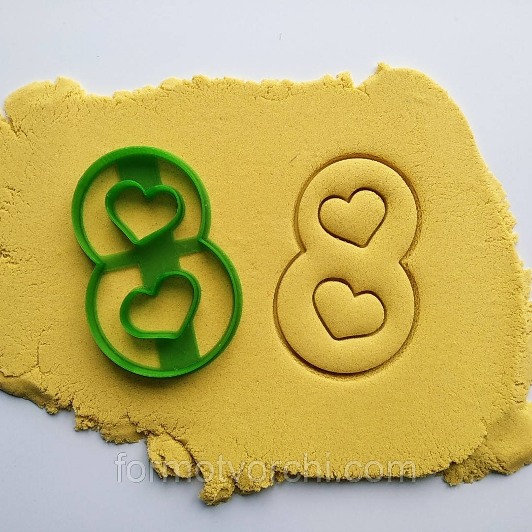 3D-формочки-вирубки для пряників "Вісімка 5"