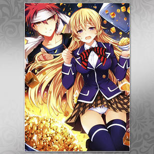 Плакат А4 Аніме Shokugeki No Souma 003