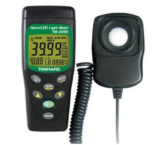 Люксметр TM-209N для вимірювання світла неонових і світлодіодних джерел