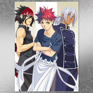 Плакат А4 Аніме Shokugeki No Souma 004