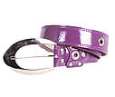 Жіночий ремінь зі штучної шкіри COL769-124 фіолетовий, фото 2
