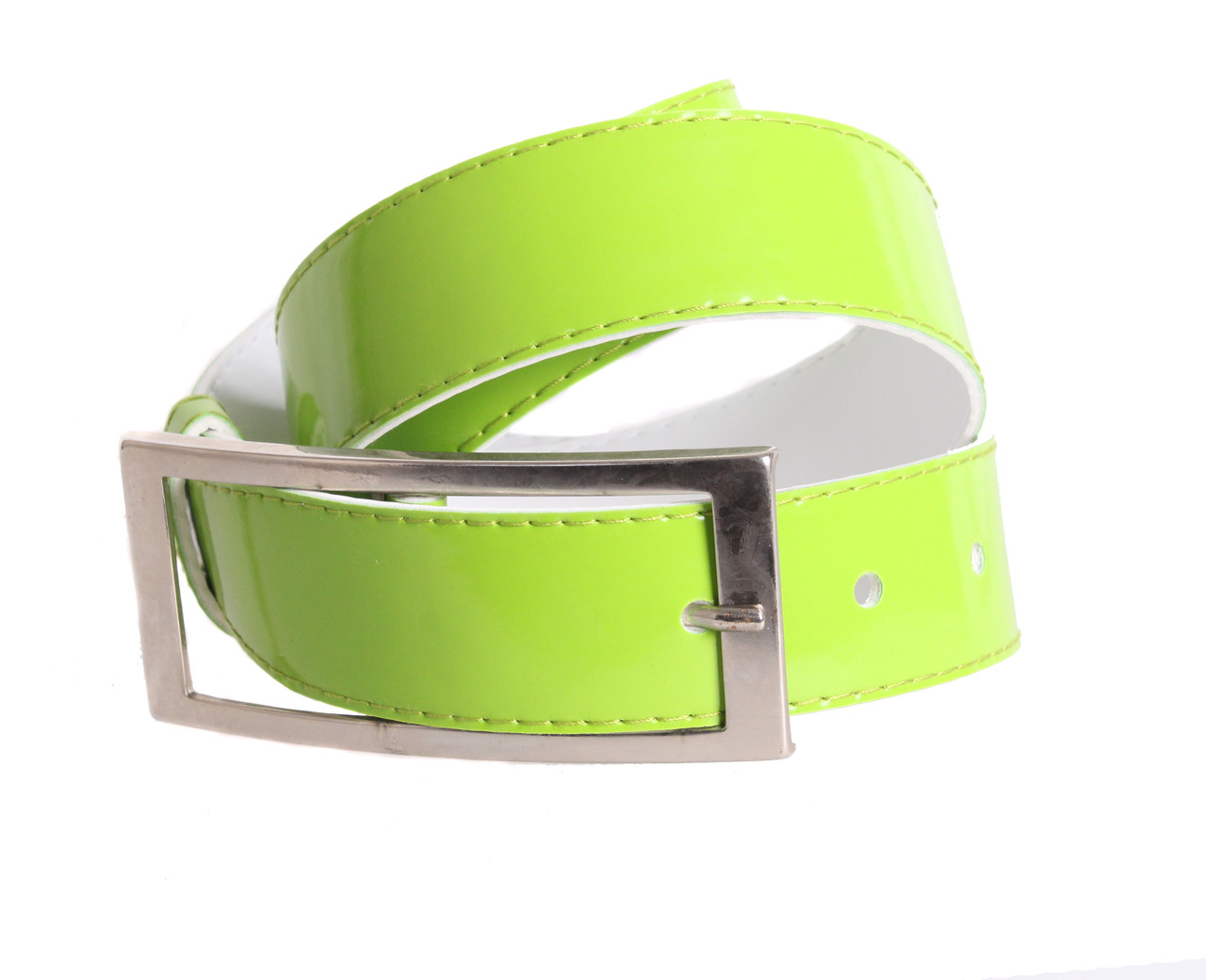 Жіночий ремінь зі штучної шкіри COL769-134 салатовий, фото 1