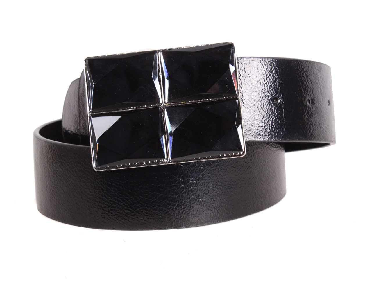 Жіночий ремінь зі штучної шкіри COL769-139 чориний, фото 1