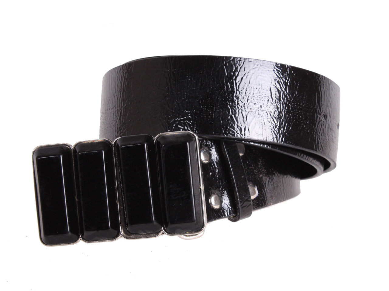 Жіночий ремінь зі штучної шкіри COL769-142 чорний, фото 1