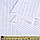 Тканину сорочкова біла в вузькі синьо-червоні смуги ш.150, фото 2