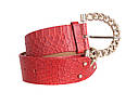 Жіночий ремінь зі штучної шкіри COL769-158 червоний, фото 2