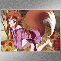 Плакат А3 Аниме Spice And Wolf 006