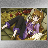 Плакат А3 Аниме Spice And Wolf 011