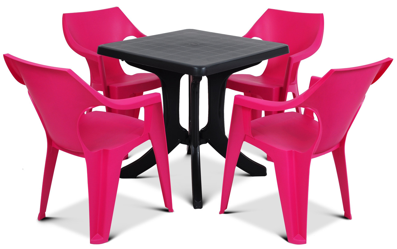 Меблі для тераси NAPOLI Pink Set, фото 1