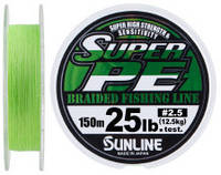 Шнур Sunline New Super PE 150м (салат.) #3 /0.280мм 30LB/15 кг