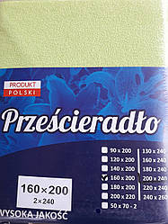 Махрові простині на резинке Польського виробництва