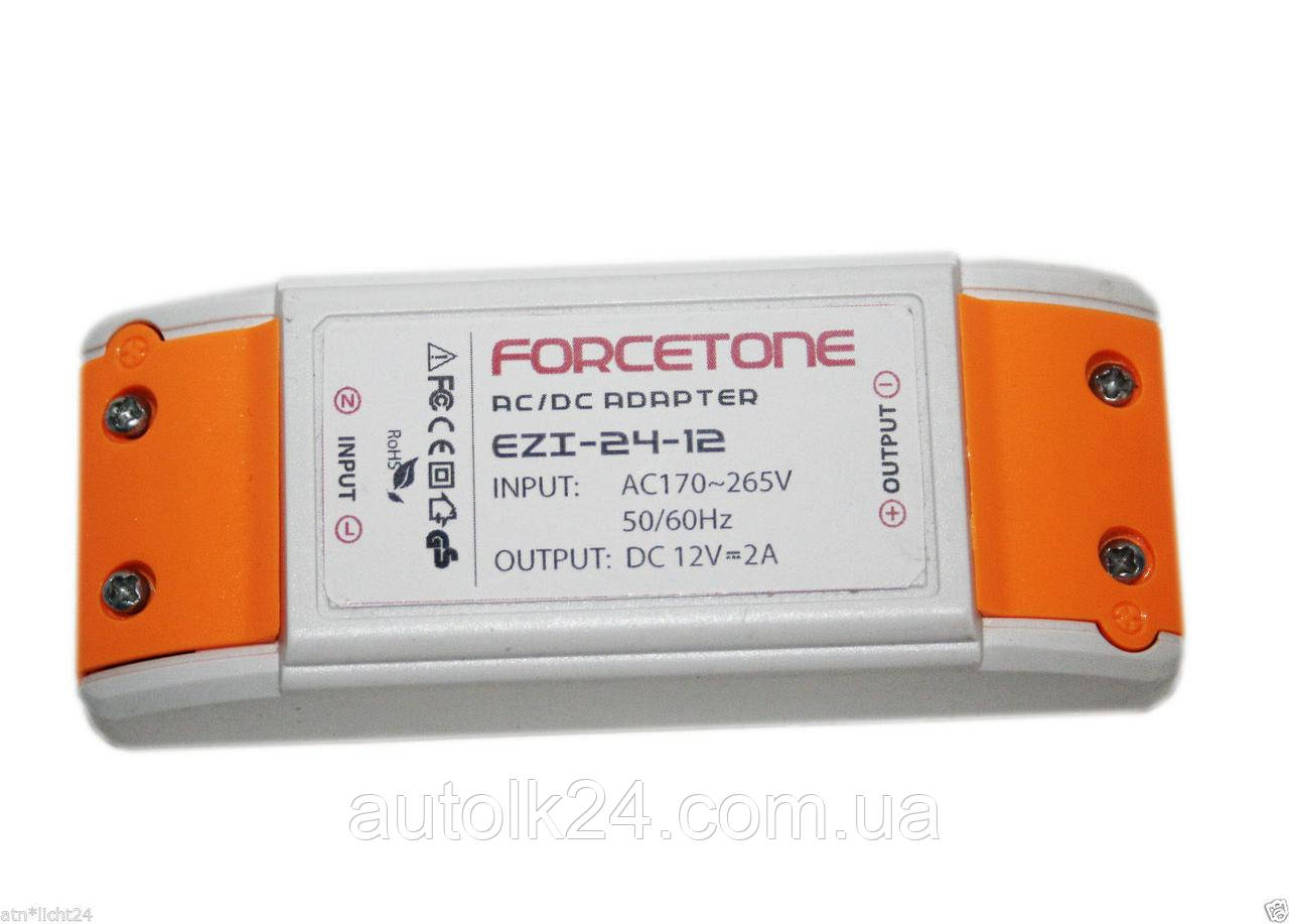 Блок живлення для Led-стрічок 24W 12 V 2 A