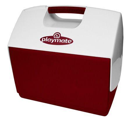 Термобокс Playmate Elite на 15л пластик красный с белым 37,5х25,6х35,5 см (Time Eco TM)