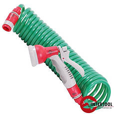 Поливальний Шланг спіральний Intertool GE-4001 7.5 м