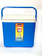 Изотермический контейнер Mega на 12 л пластик синий крышка пластик белый 34х22х36 см (Time Eco TM)