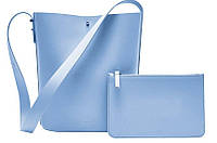 Сумка жіноча CARRY'O Light luxury leather bucket bag Blue