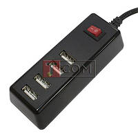 Мережева зарядка на 4 гн.USВ (AC 220V/ DC 5V 4.2 A) c кабелем 1,5 м чорна