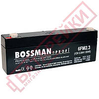 Аккумулятор 12V 2,3Ah Bossman-Profi (6FM23)