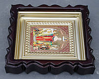 Кіот для репродукції фігурний,з внутрішньою дерев'яною рамою покритої фарбою під золото, фото 9