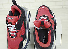Кроссовки женские Balenciaga Triple S баленсиага красные. Многослойная подошва.. ТОП Реплика ААА класса., фото 2