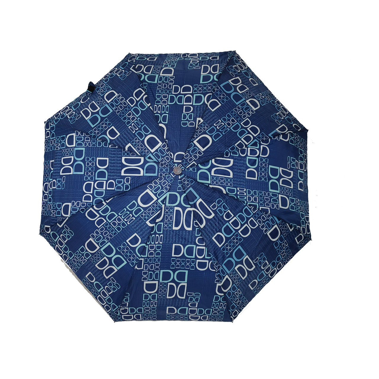 Жіноча парасоля напівавтомат із зображенням літер від фірми Max, темно-синій, 2004-1