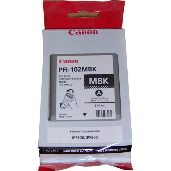 PFI-102MBK, Matt bl. Картридж iPF605/iPF750, матів. 130мл