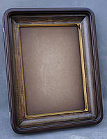 Кіот для ікони з округленими кутами з золоченим скосом, фото 2